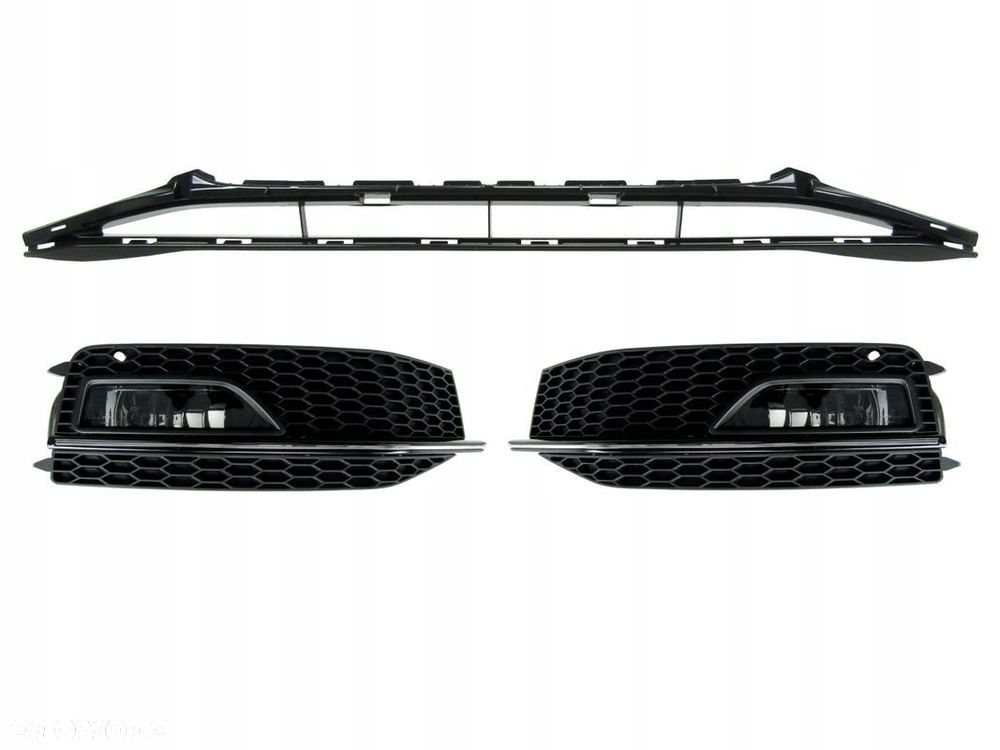 Audi A4 B8 11 - 15 S Line Kratka / Kratki + halogeny w zderzak przedni - 2