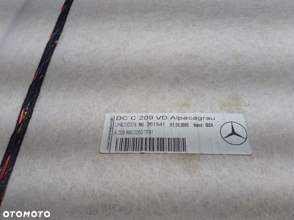 MERCEDES CLK W209 LIFT PODSUFITKA SŁUPKI DASZKI SZARA - 4