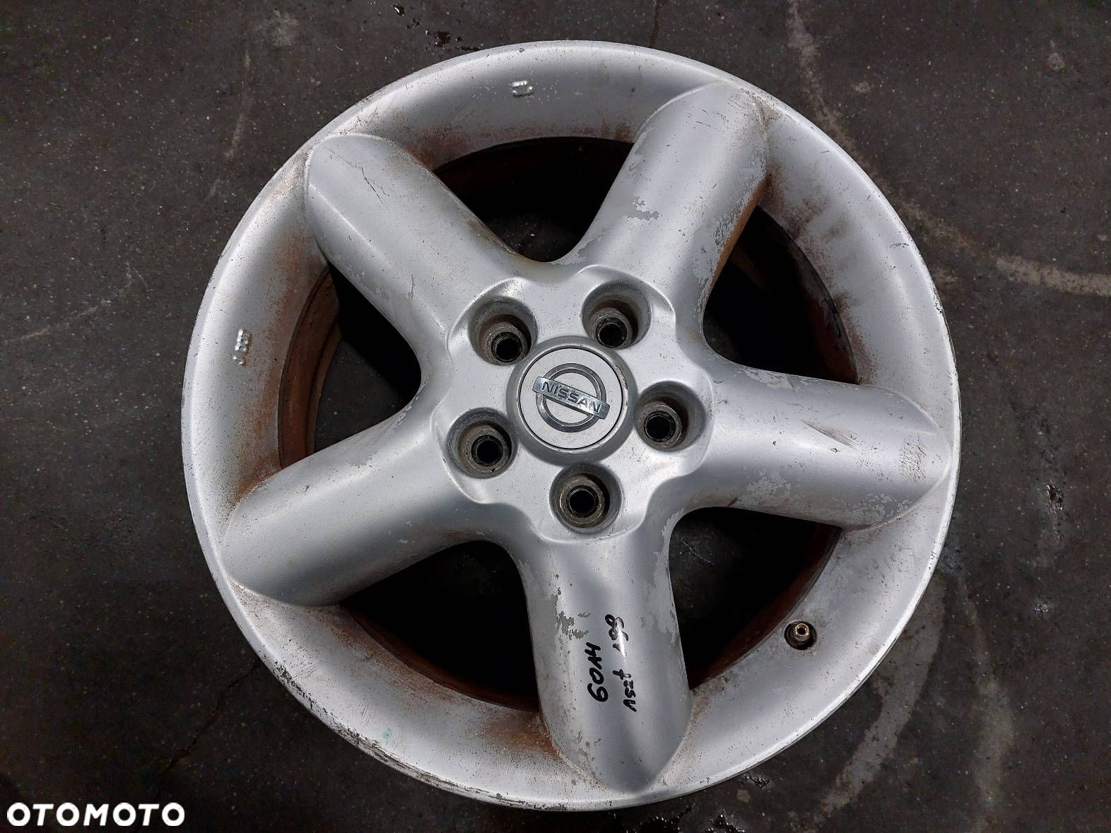 FELGA ALUMINIOWA 1 SZT 5x114,3 6,5Jx16 ET40 FI66,1 NISSAN X-TRAIL I - 1