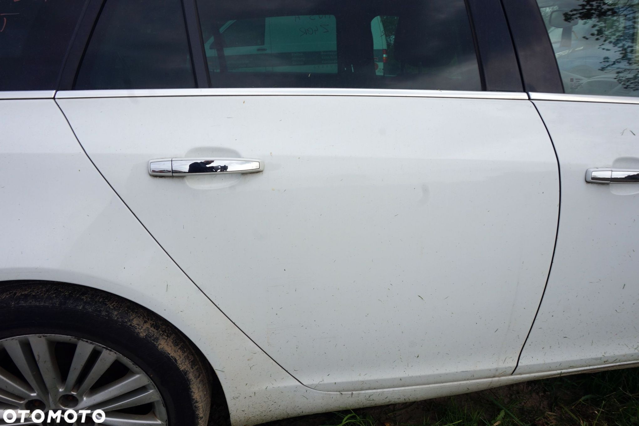 DRZWI TYLNE PRAWE INSIGNIA A I KOMBI Z40R  BIAŁY OPEL 2008-2013 - 3