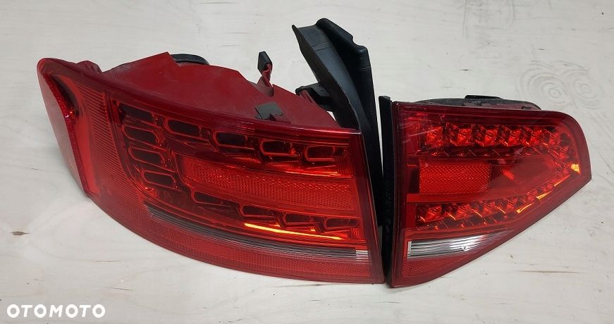 audi a4 b8 07-11r komplet lamp tył lewa prawa led eu sedan - 2