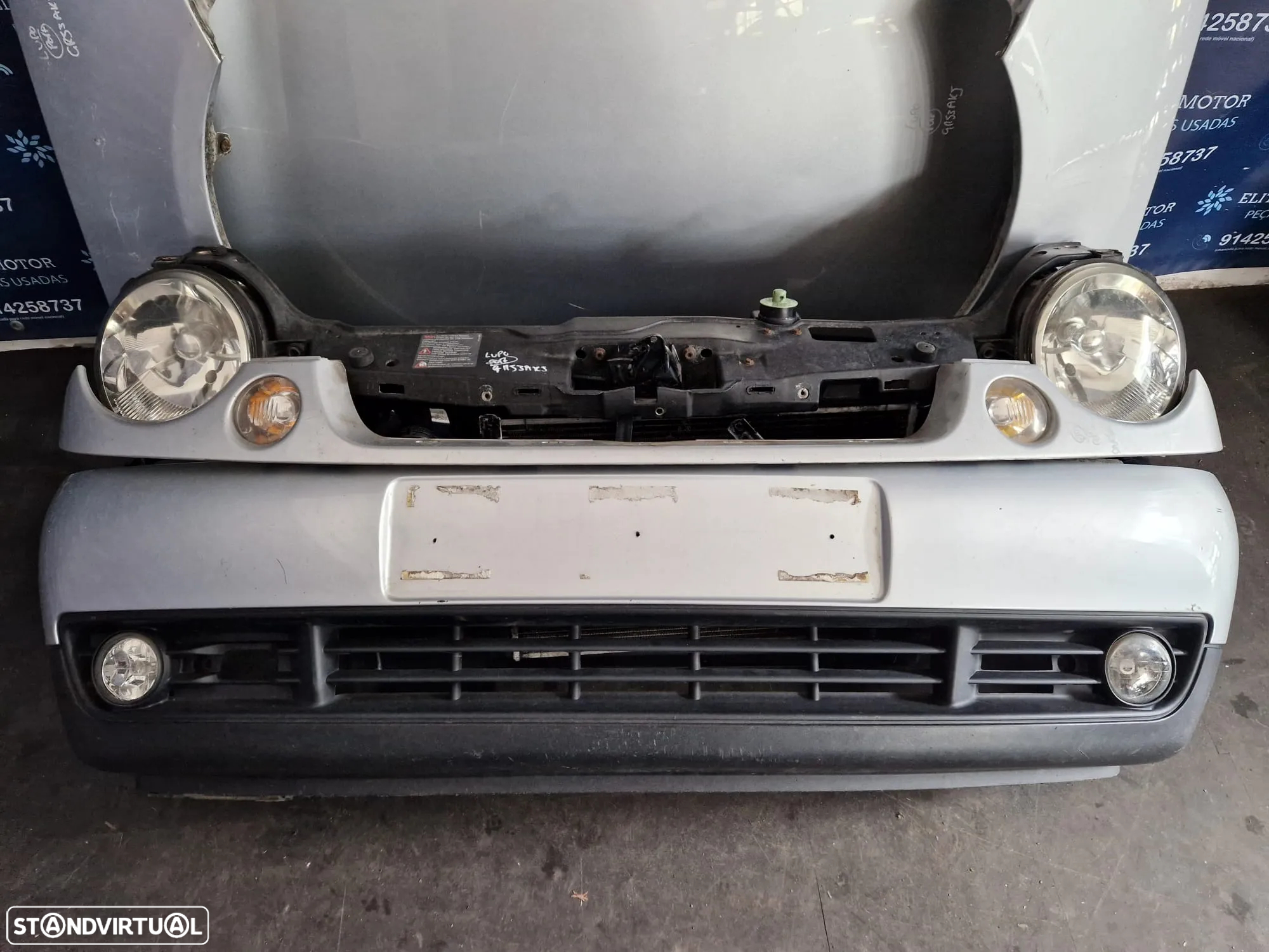 Frente completa usada VW LUPO 1.4 TDI capot parachoques guardalamas oticas - 4
