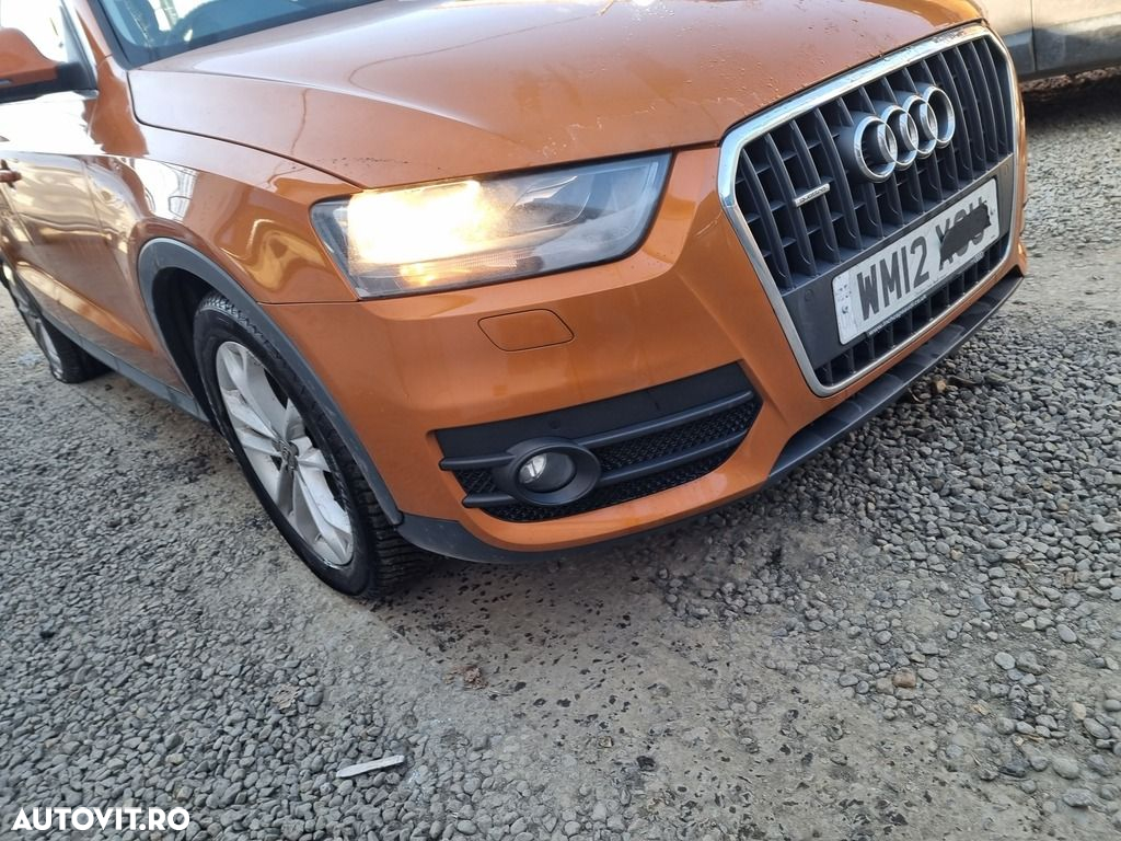 Bara fata AUDI Q3 2011 - 2018 Portocaliu (1184) model fara spalatoare far - 3