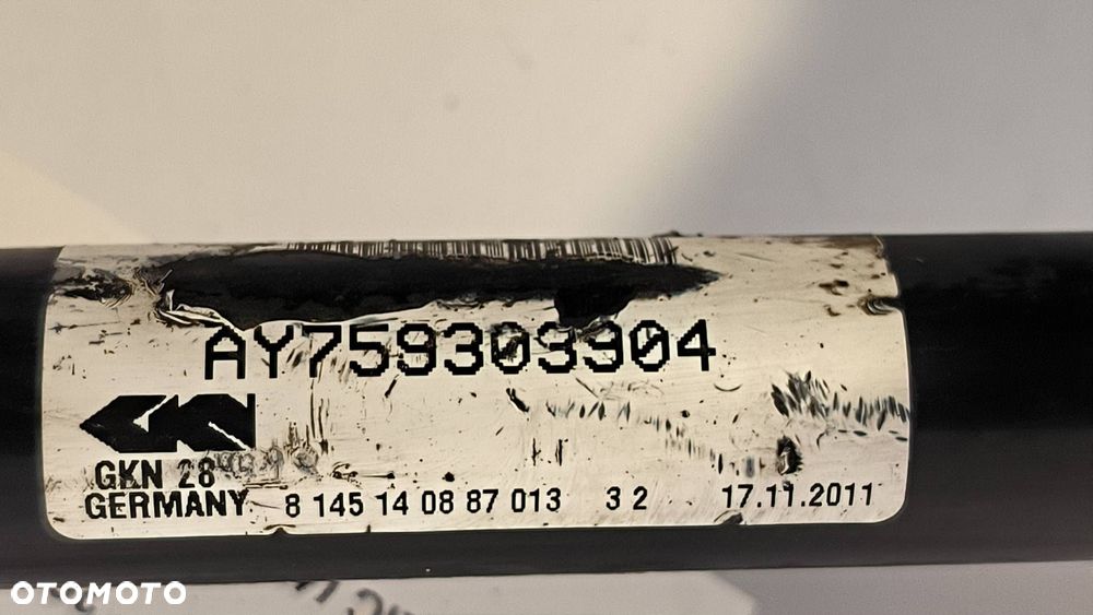 PÓŁOŚ LEWA PRZÓD BMW 750I L 7 F01 AY759303904 - 2