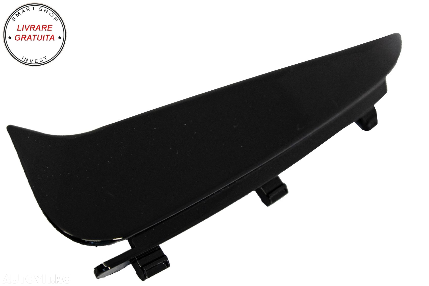 Ornamente bara Spate flapsuri Mercedes C Class W205 (2014-2020) Negru Lucios- livrare gratuita - 5