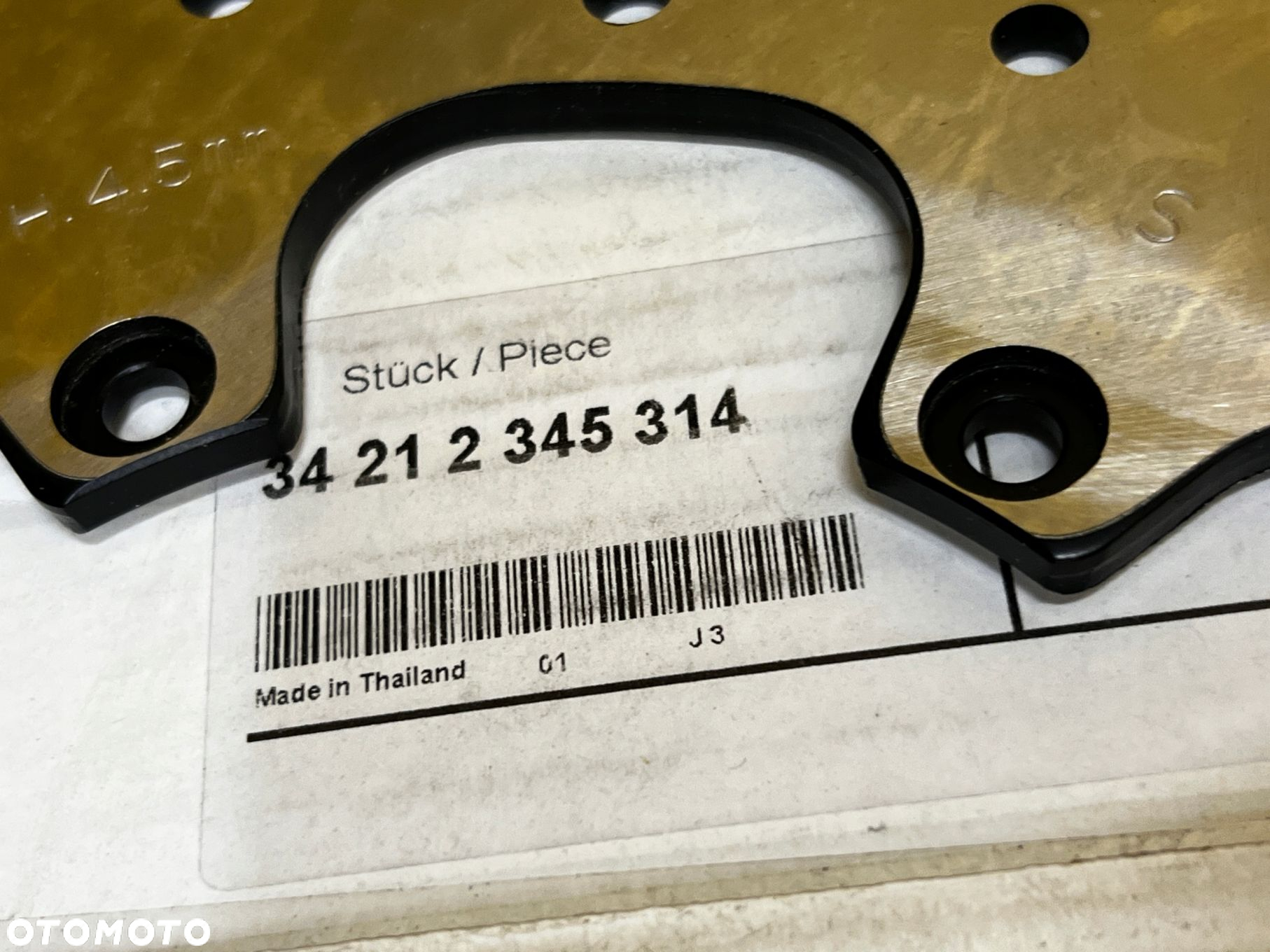 TARCZA HAMULCOWA TYŁ TYLNA BMW E169 K14 R13 R131 R134 NOWA OEM - 3
