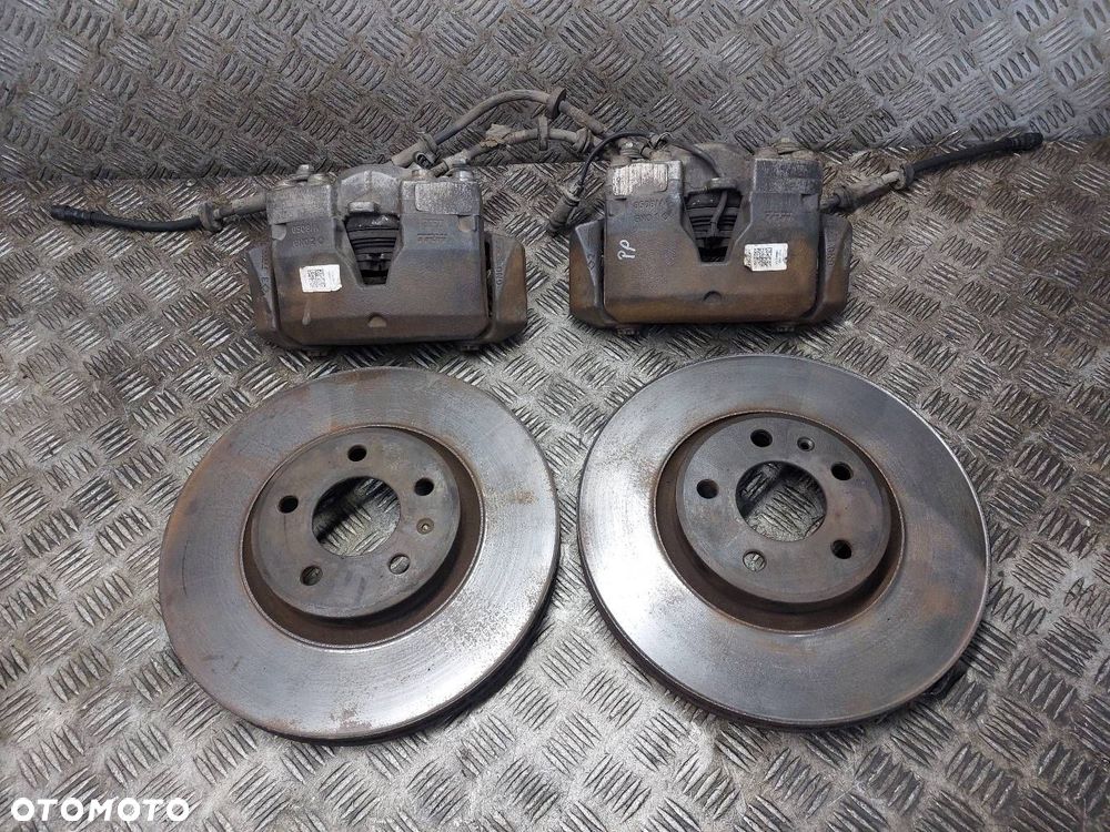 TARCZE HAMULCOWE PRZÓD + KLOCKI + ZACISKI AUDI A6 C7 2.0 TDI - 1