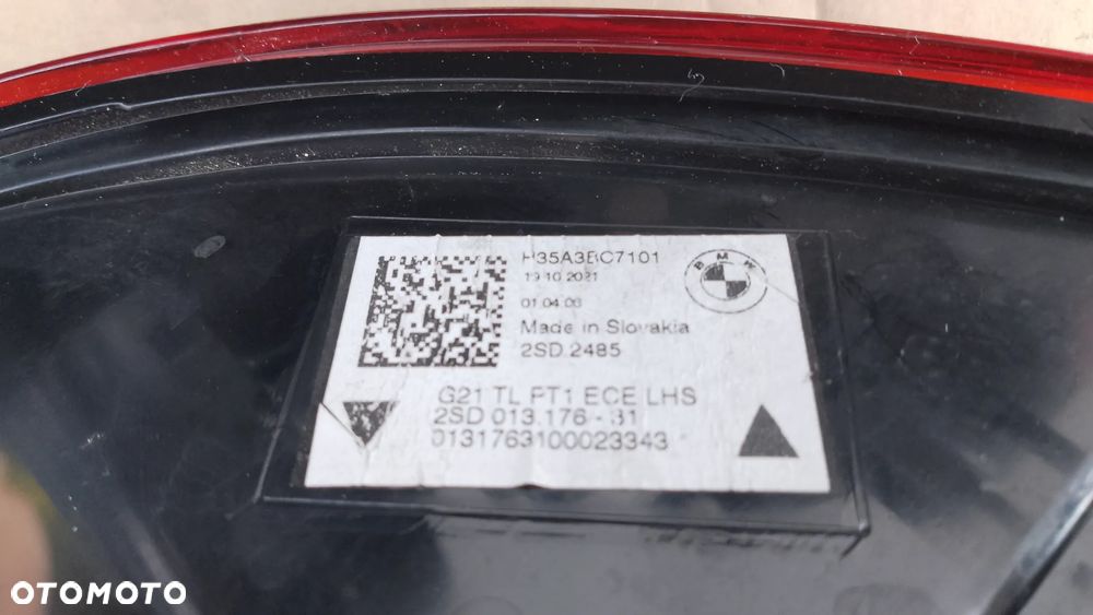 BMW 3 G21 KOMBI IDEALNA LAMPA TYLNA PRAWA LEWA CENA ZA SZT - 8