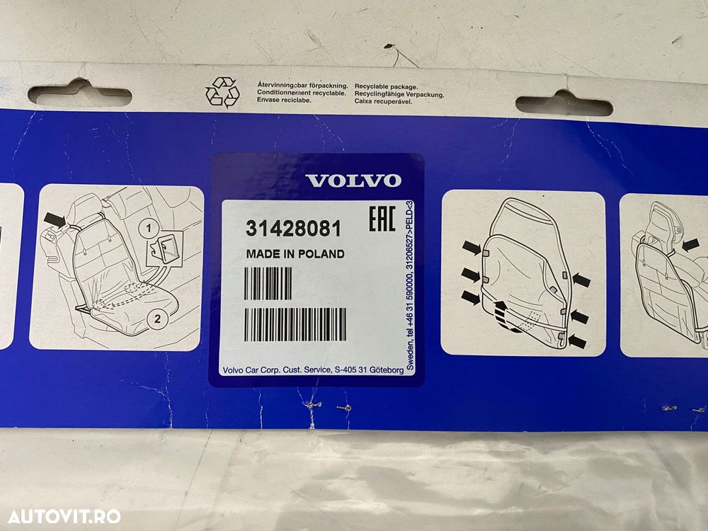 Husa scaun protectie scaun copii organizator VOLVO 31428081 - 4