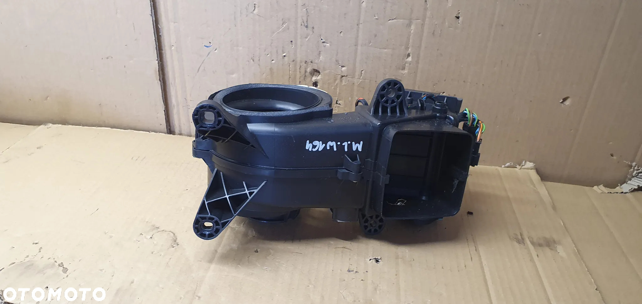 Nagrzewnica obudowa nagrzewnicy silnik rezystor kompletna Mercedes ML W164 A1648300008 - 6