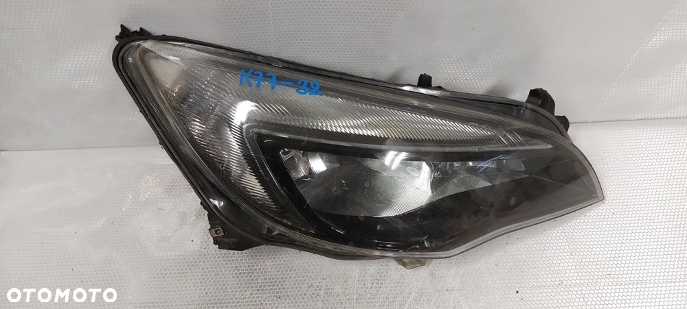 .  LAMPA PRZOD PRZEDNIA PRAWA OPEL ASTRA J CZARNA LIFT !BRAK UCHWYTÓW! - 1