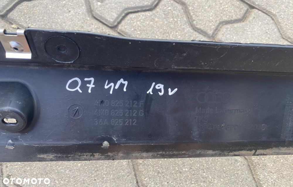 AUDI Q7 4M 4M0825212F PRAWY PRÓG OSŁONA PODWOZIA PRAWA ORYGINAŁ - 3