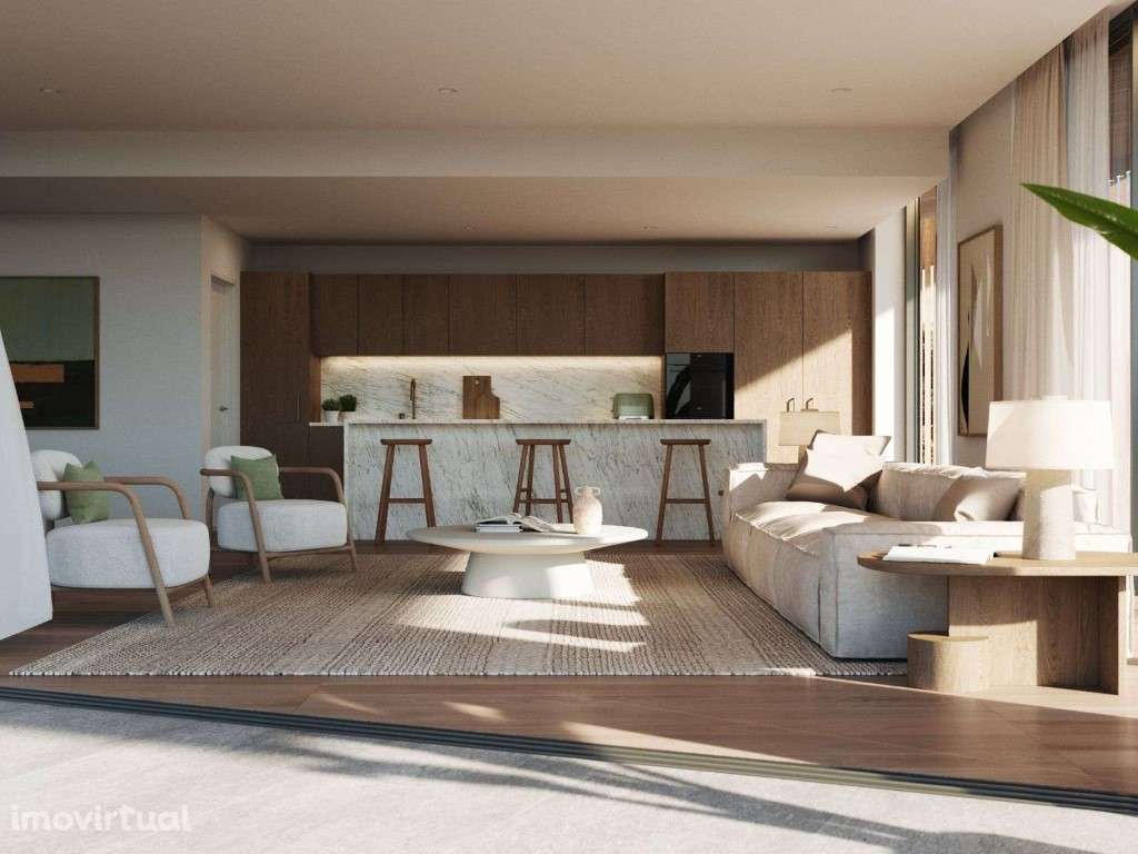 Apartamento T3 com terraço e estacionamento em Carcavelos - Grande imagem: 2/33