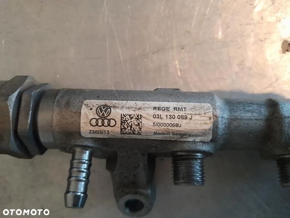 Listwa wtryskowa czujniki 03L130089J VW Audi - 2