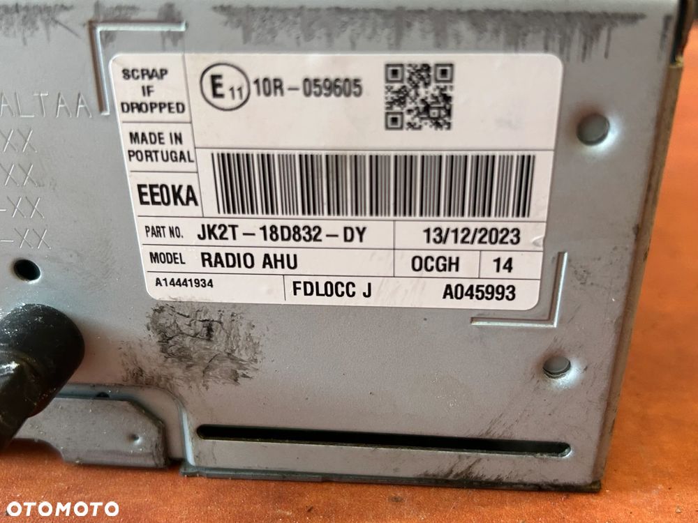 Radioodtwarzacz RADIO FABRYCZNE JK2T-18D832-DV FORD TRANSIT MK8 - 3