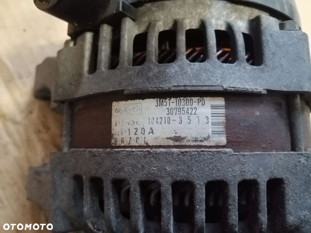 Ford Fokus 2.0 TDCi alternator Denso 120A 3M5T-10300-PD  104210-3513 - 11