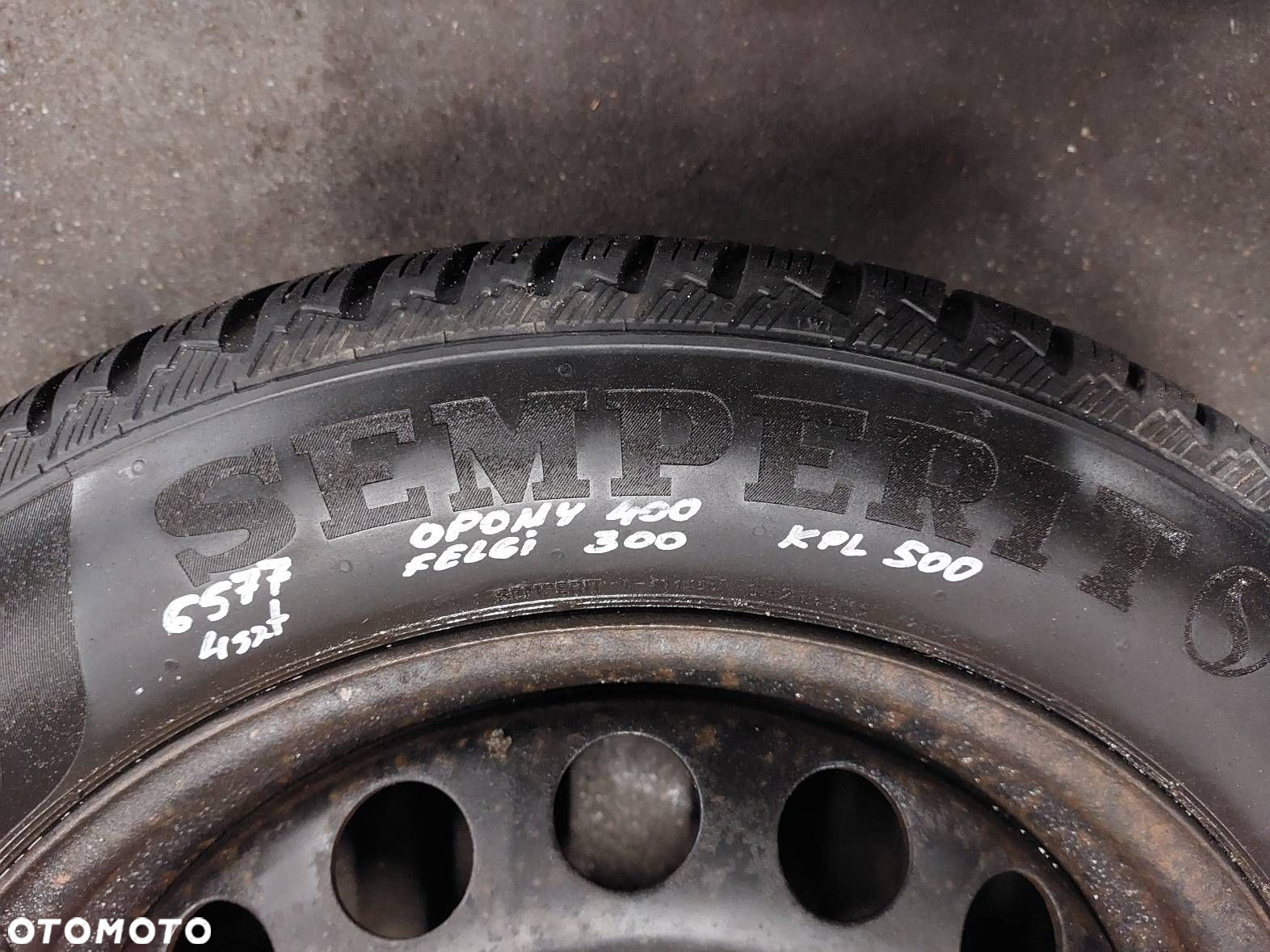 FELGI STALOWE 4 SZT 5x100 6,5Jx16 ET42 FI57,1 1J0601027L AUDI SKODA VW - 2