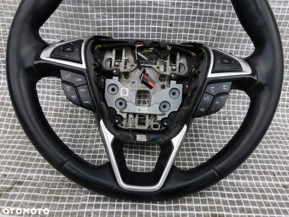 FORD MONDEO MK5 MKV 14- KIEROWNICA MULTIFUNKCJA ŁOPATKI SKÓRZANA - 5