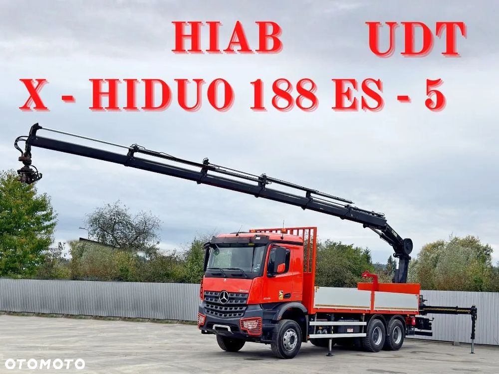 Mercedes-Benz Arocs 2643 *SKRZYNIA 6,40m /HIAB X - HIDUO 188 ES - 5 + PILOT /6x4