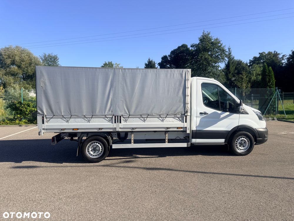 Ford FORD TRANSIT 350 PLANDEKA L3 2.0 DIESEL 170 KM • 2021 • 89 827 KM • ŁADOWNOŚĆ 1375 KG • FV 23% • SALON POLSKA • SERWIS ASO • PEŁNA EKSPERTYZA • GWARANCJA - 10