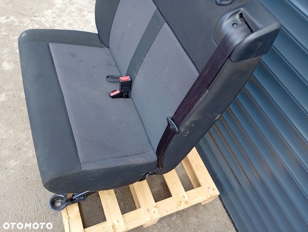 fotel prawy 2-osobowy siedzenie pasażera ławka fiat scudo jumpy expert III vivaro c proace II 2016-2025 - 9