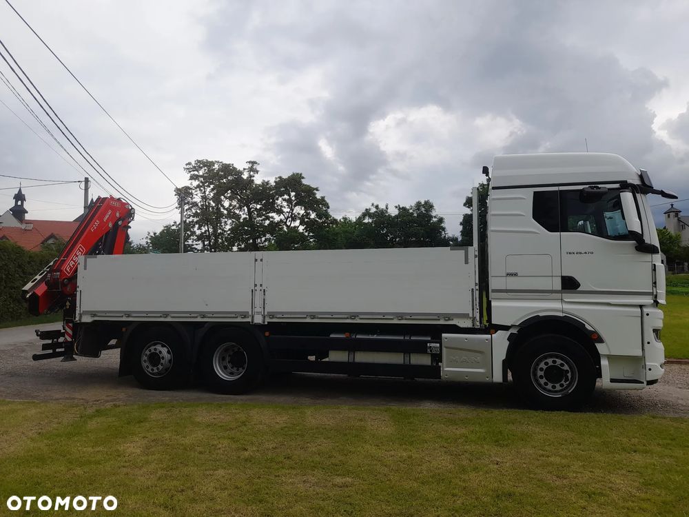 MAN TGX 26.470 6x2-4  OŚ PODWIESZANA - SKRĘTNA, HDS Dzwig Żuraw Fassi F235 + 5/6 funkcja chwytak/rotator + RADIO!!! Skrzynia 660x250cm - 17