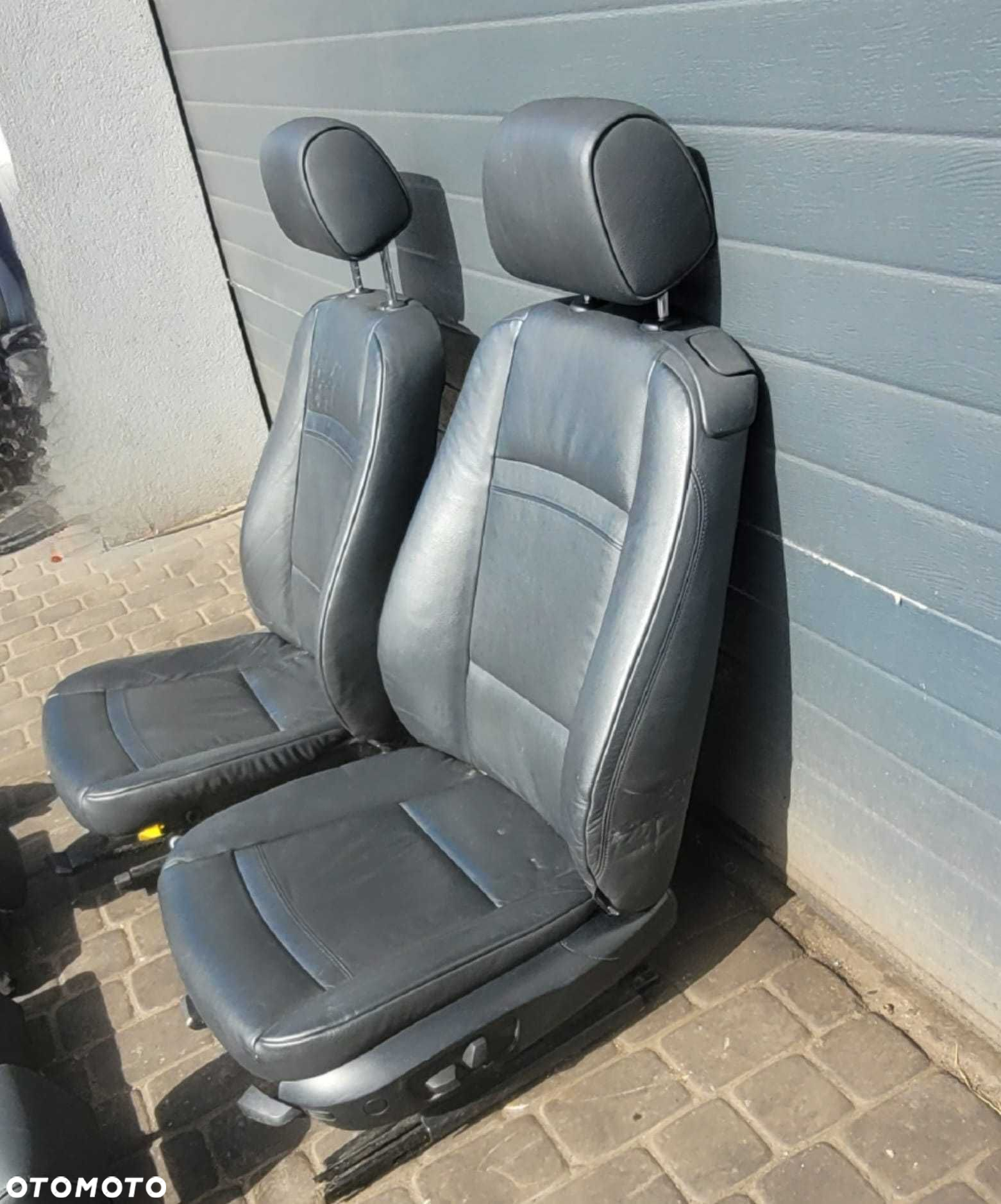 Fotele skóry BMW 3 E92 grzane komplet - 5
