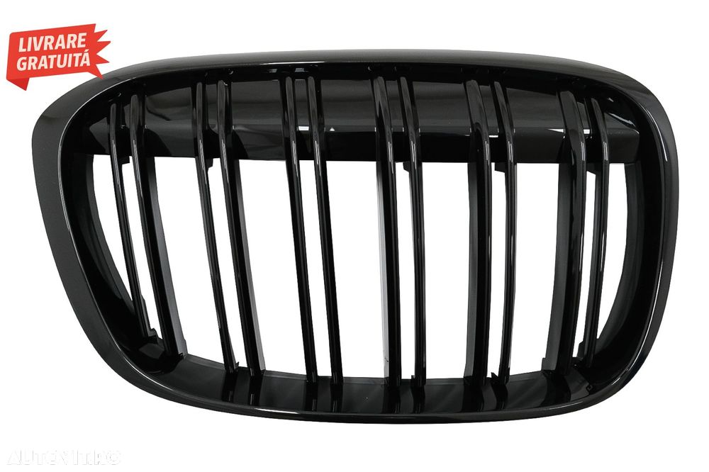 Grile Centrale BMW X1 SUV F48 Pre-LCI (06.2015-2019) Duble Negru Lucios M Design- livrare gratuita - 2