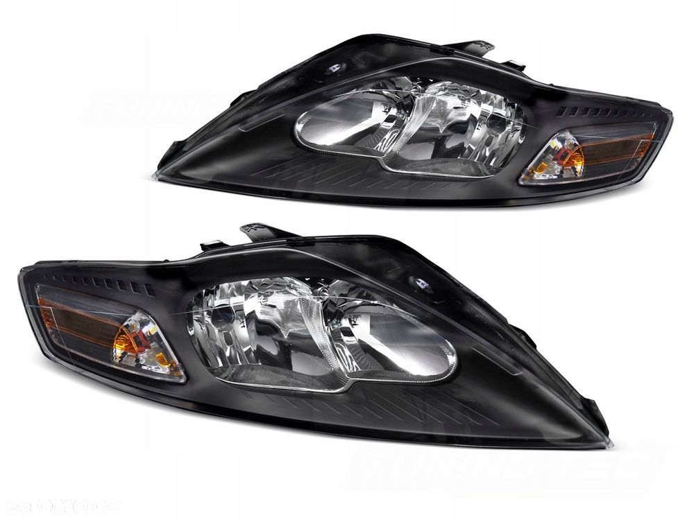 Reflektor Lamp L+R Czarne St Titanium look Ford Mondeo IV 4 mk4 Lift 10-15 - 1