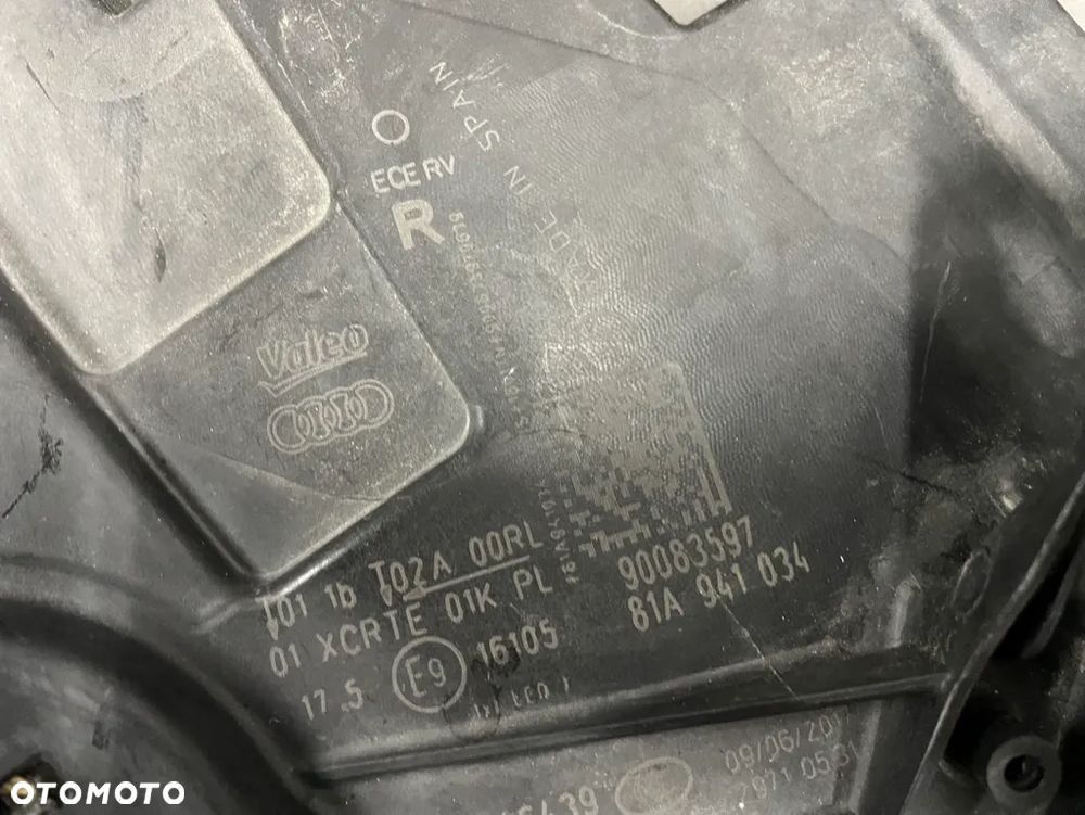 LAMPA PRZÓD PRAWA FULL LED AUDI Q2 81A 81A941034 - 7