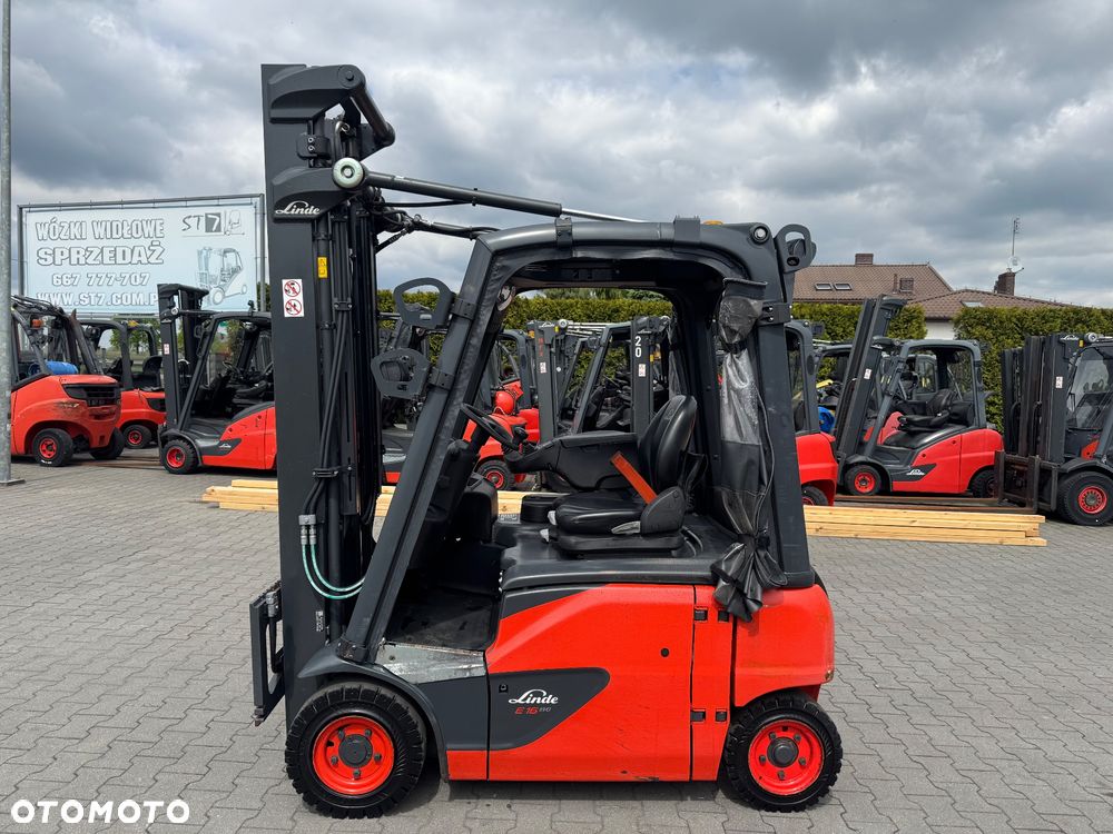 Linde Linde E16P Evo tylko 3760mth 2019 4 sekcje wolny skok h20 h18 toyot - 2