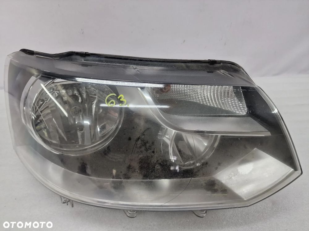 VW T5 LIFT 7E0 MULTIVAN 10- PRAWA ZWYKŁA LAMPA PRZEDNIA PRZÓD , NR 7E1941016J , NR AUKCJI LA63 - 1