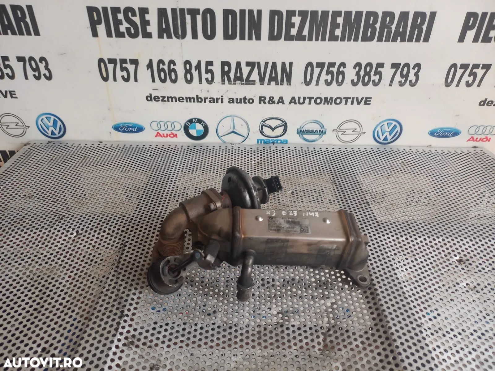 Supapa Valva Egr Racitor Gaze Egr Bmw X3 E83 X1 E84 2.0 D N47 177 Cai Cod   E90 E91 E87 E60 ETC. De - 1