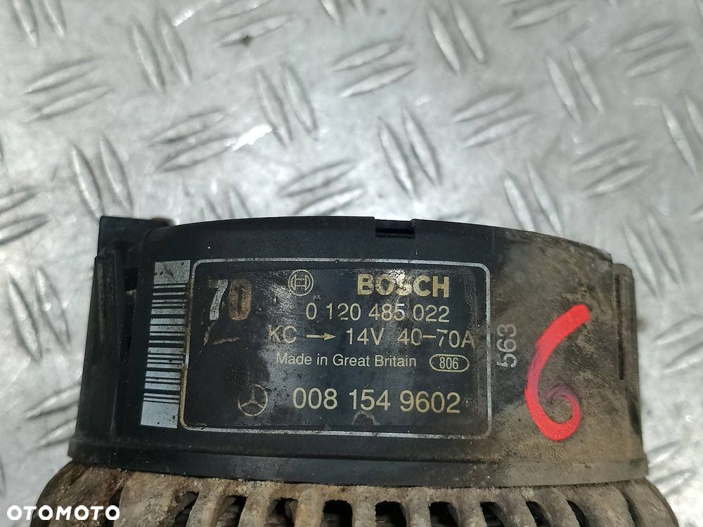 ALTERNATOR MERCEDES-BENZ W124 0081549602 2.3 B - 7
