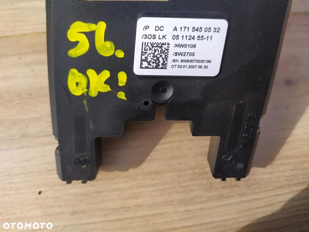 MERCEDES W211 CZUJNIK KĄTA SKRĘTU A1715450532 - 2