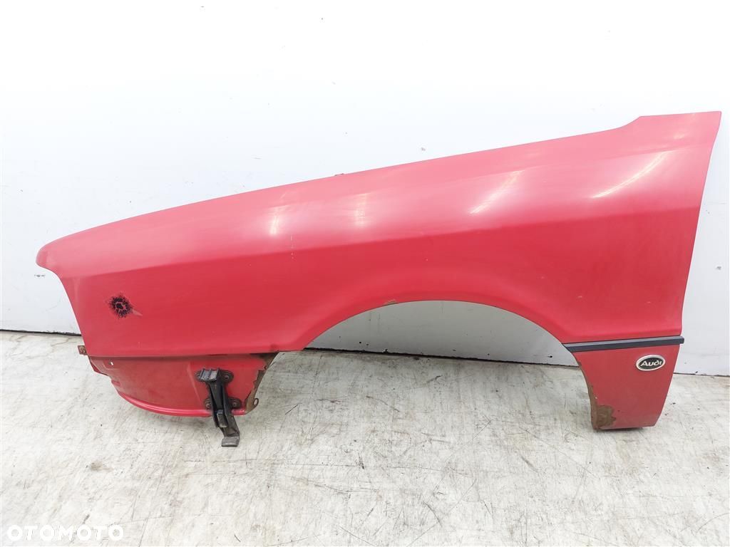 Błotnik przedni lewy Audi 80 B3 1987-1991 1.6B CZERWONY - 1
