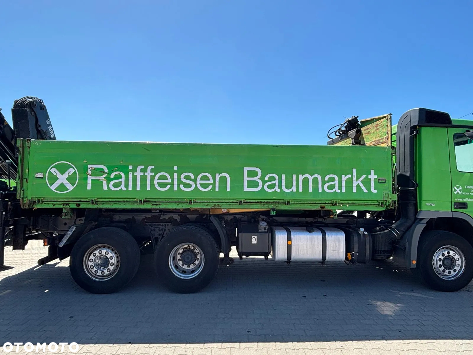 Zabudowa wywrot 3 stronny DAUTEL podramówka Mercedes, MAN 4 osie 8x8 , 8x6 , 8x4, 8x2 marki DAUTEL , wywrot , kiper , zabudowa samowyładowcza , z Niemiec, komplet podramówka , siłownik - 2