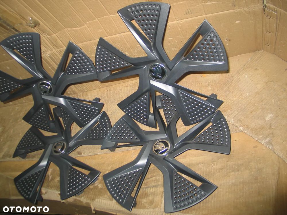 Kołpaki kolpak kapsel skoda fabia 4 IV 21r- 6VA601169 oryginal 4szt. - 5