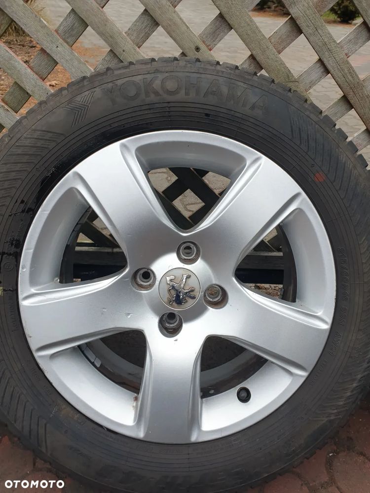 Koła Zimowe Felgi Aluminiowe Peugeot 3008 I 4x108 Yokohama 215/60 R16 6 i 7 mm - 4