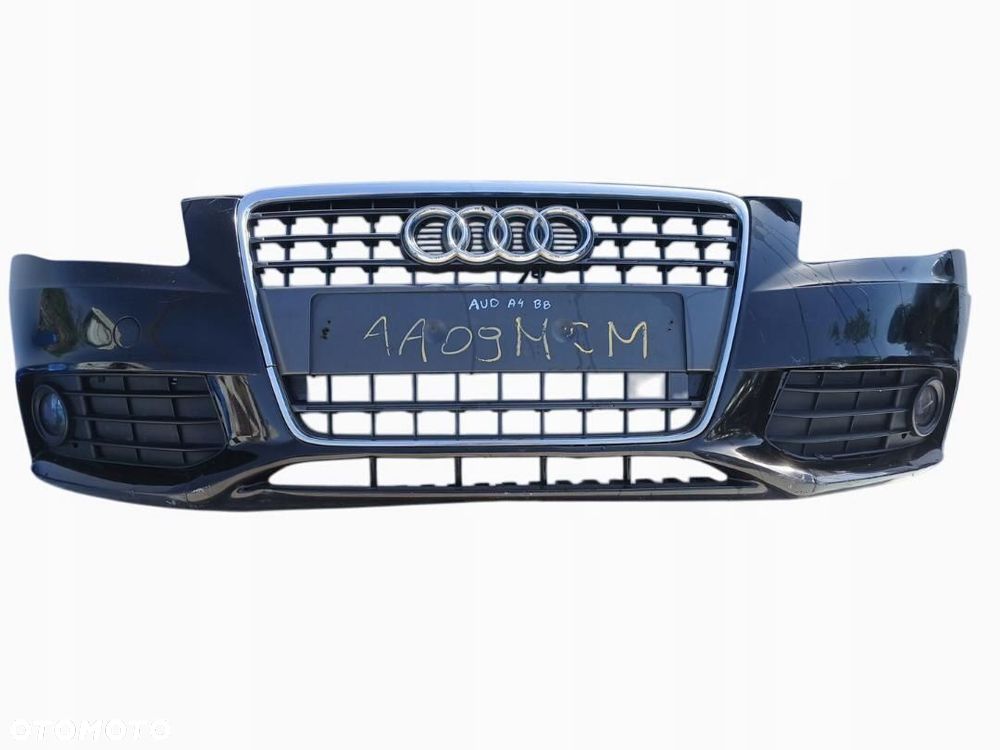 ZDERZAK PRZÓD PRZEDNI AUDI A4 B8 07-11r. CZARNY LZ9Y 8K0807437 - 1