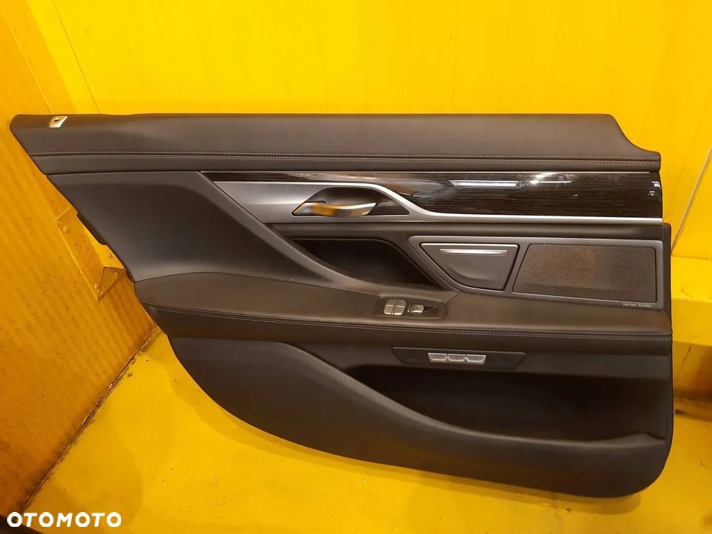 BMW 7 G12 LONG FOTEL FOTELE BOCZKI TUNEL PLASTIKI OSLONA KOMPLET - 6