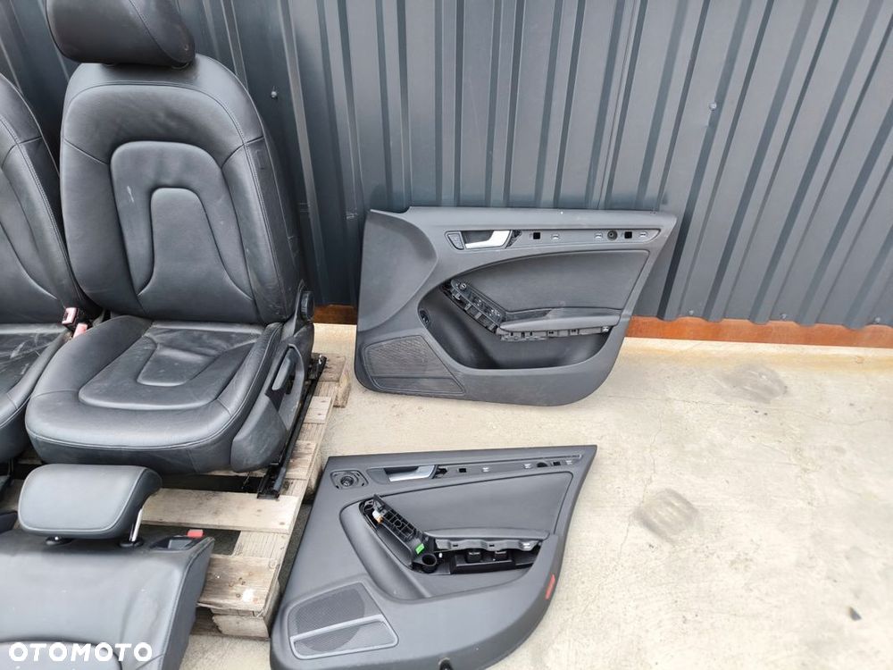 FOTEL FOTELE AUDI A4 B8 KOMPLET SKÓRA BEZ PODGRZEWANIA ! *2 - 5