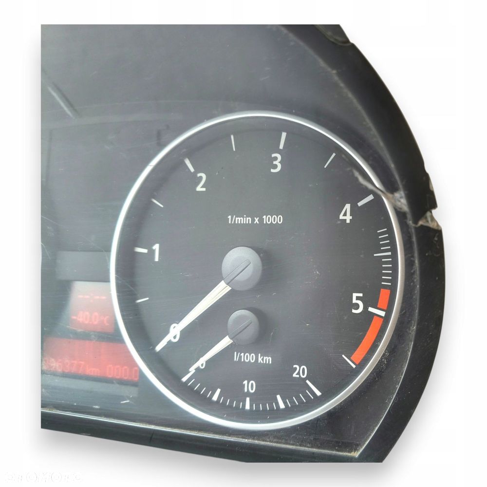 LICZNIK ZEGARY 9110205-03 BMW E90 E91 E92 2.0 D Diesel 396 337km europa - 8