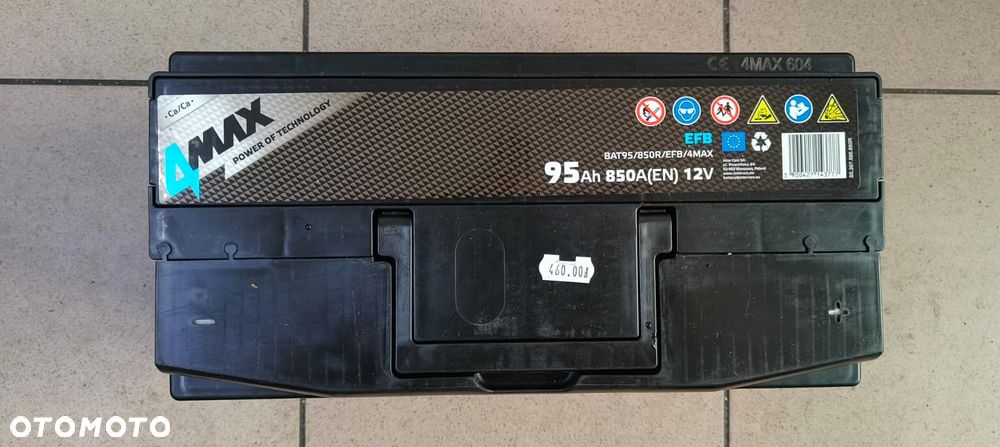AKUMULATOR 4MAX EFB START STOP 12V 95Ah 850A NOWY - 2