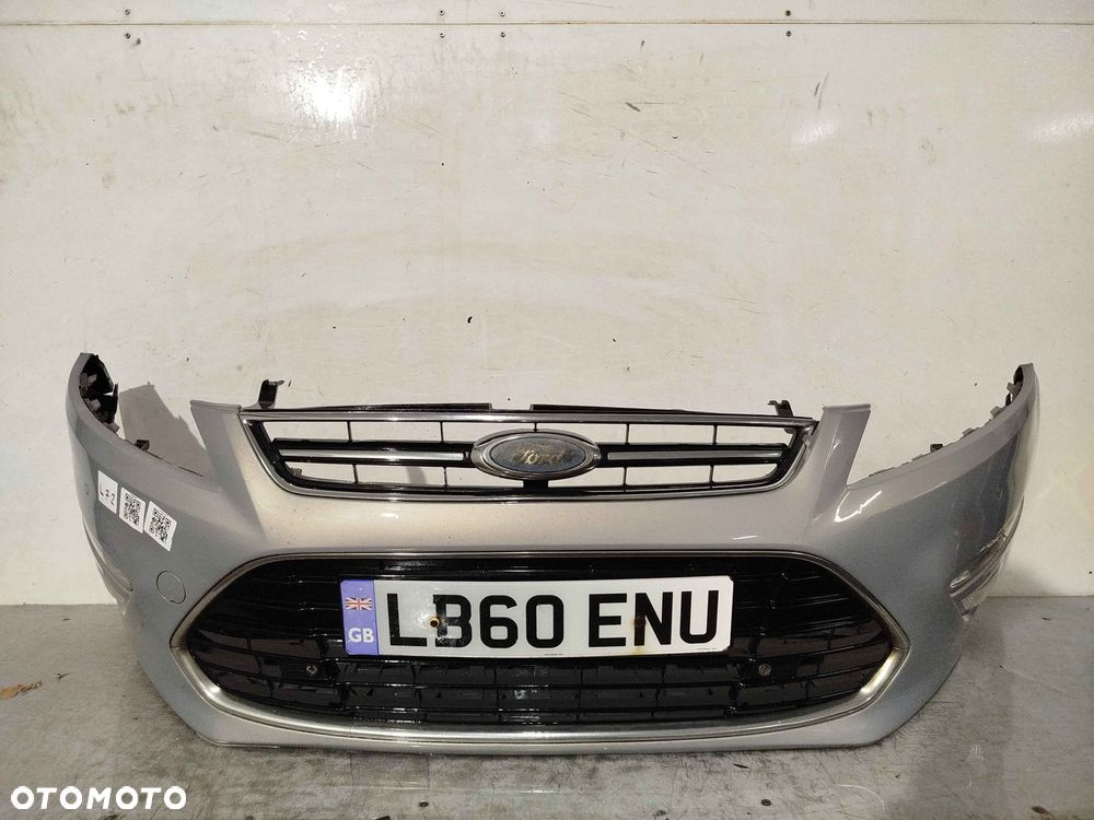 + ZDERZAK PRZÓD PRZEDNI FORD MONDEO MK.4 4 IV LIFT FL SZARY SZAMPAŃSKI LED DRL PDC CZUJNIKI TITANIUM HALOGENY - 1
