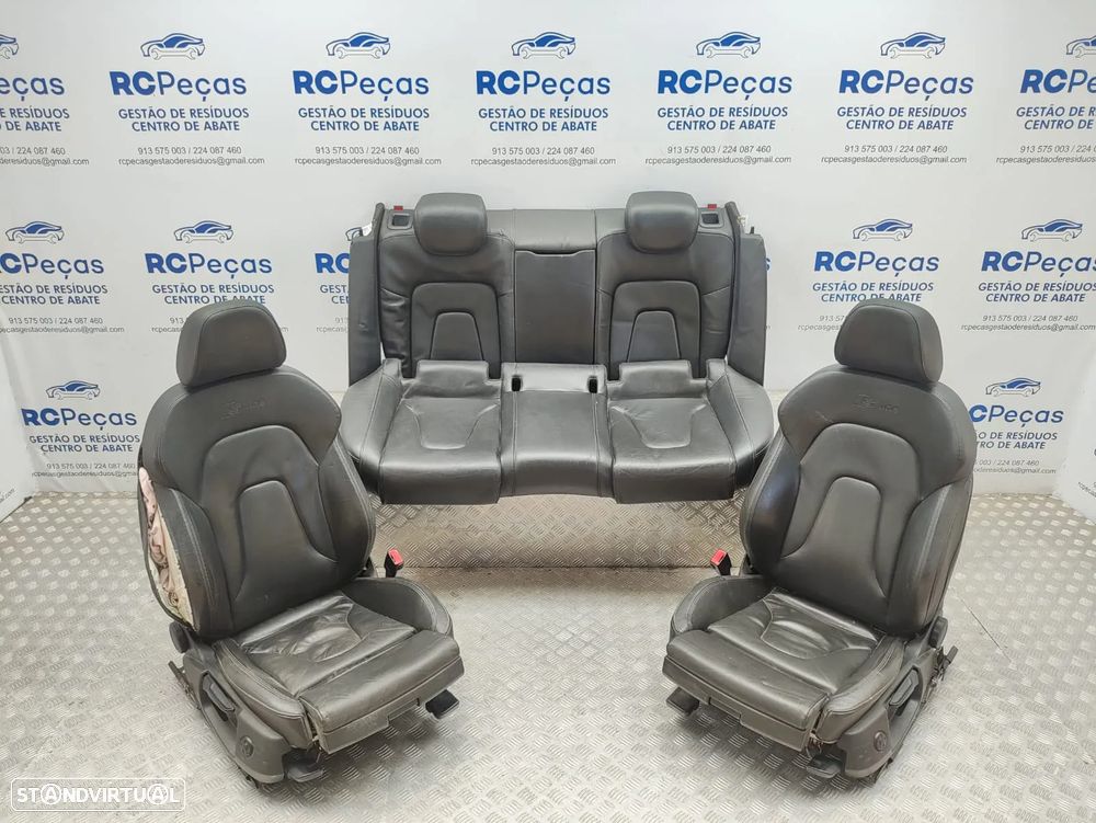 Conjunto Bancos em Pele Audi A5 8T 8TA Sportback 5 portas S-Line Sline S Line 2007 a 2016 - 6