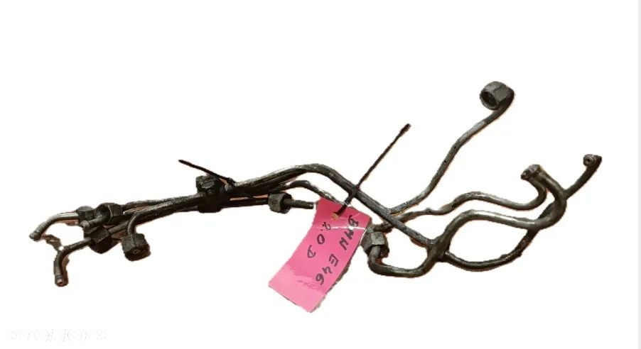 BMW E46 98-07 r. 2,0 D PRZEWODY WTRYSKOWE PRZEWÓD RURKA WĘŻYK EU + - 1