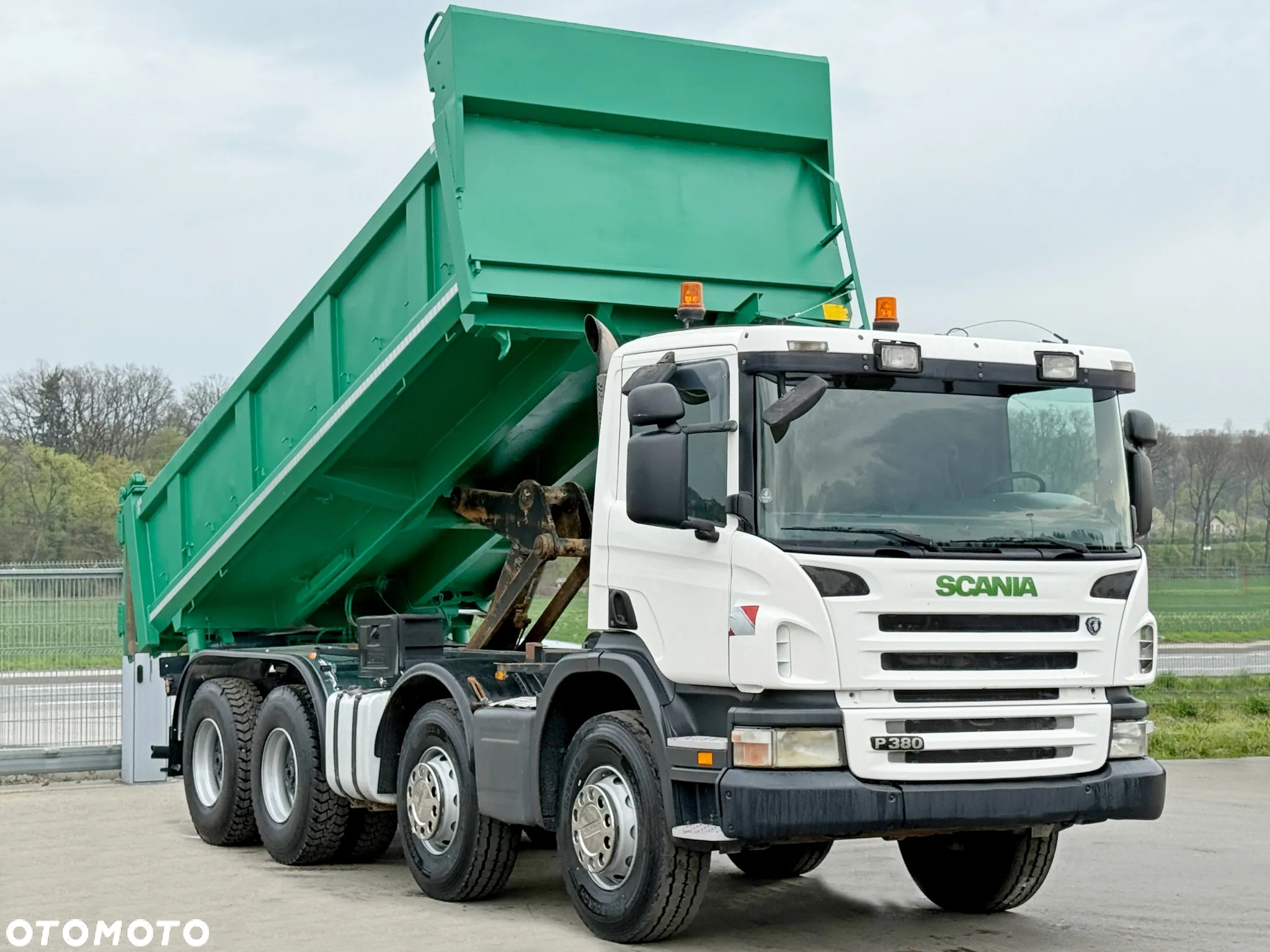 Scania P 380 * WYWROTKA 5,70 m + BORDMATIC * 8x4 * STAN BDB - 4