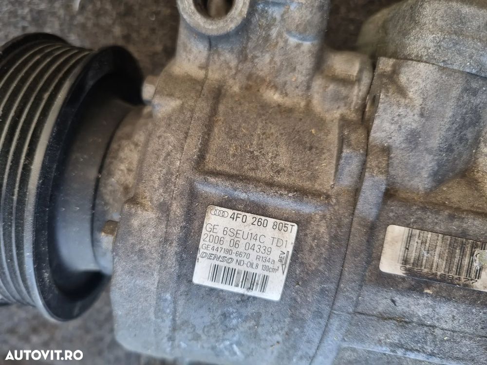 Compresor clima AC cod 4F0260805T Audi A6 C6 Audi A4 B72004-2010 2.0 TDI diesel - 3