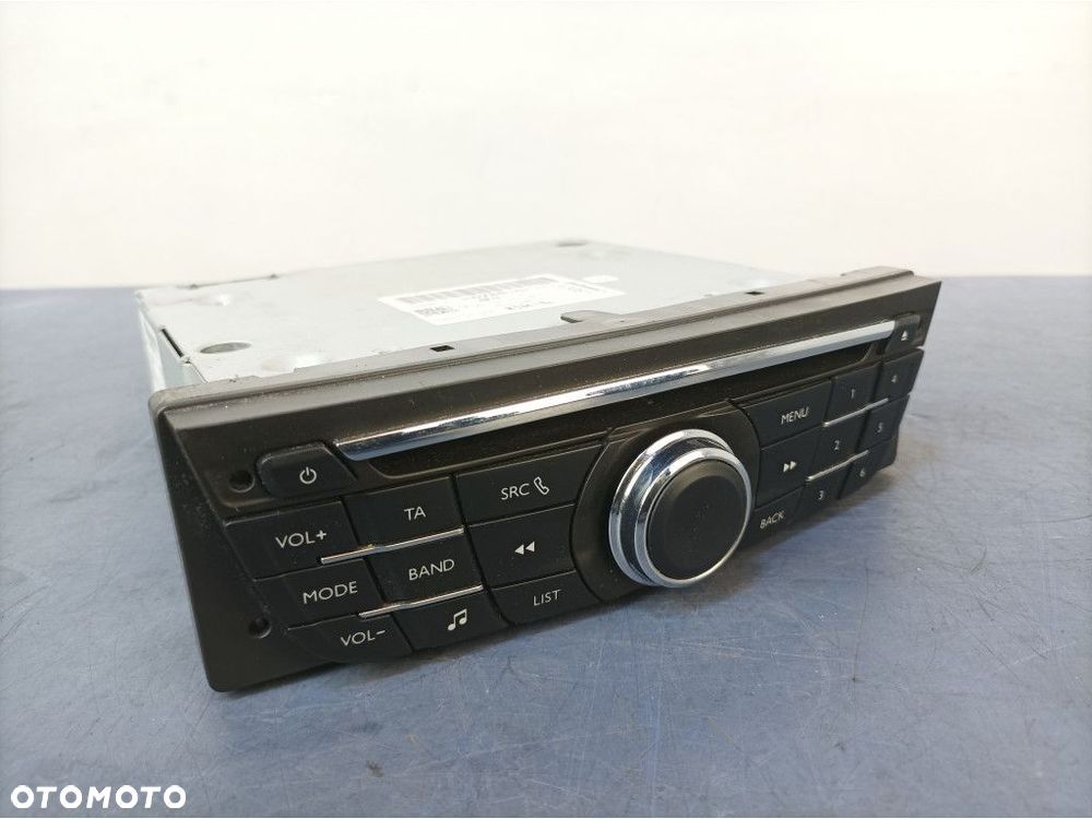 CITROEN C-ELYSEE RADIO CD FABRYCZNE 98075810 - 2